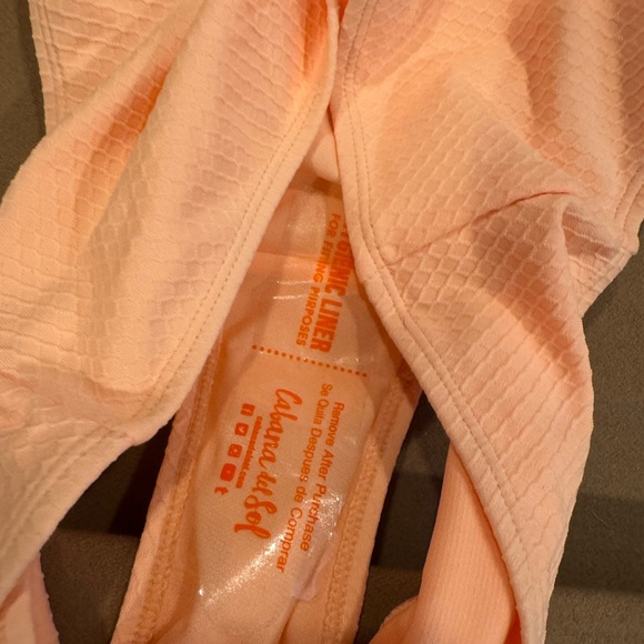 Cabana Del Sol Peach Bikini - Size Medium - NWT - Picture 3 of 9